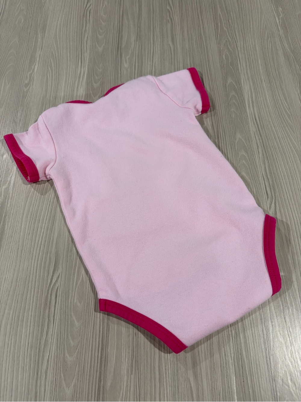 7/$20 Ella Jackson Every Bunny Loves Me Pink Baby One-Piece Bodysuit Cotton - Picture 3 of 5